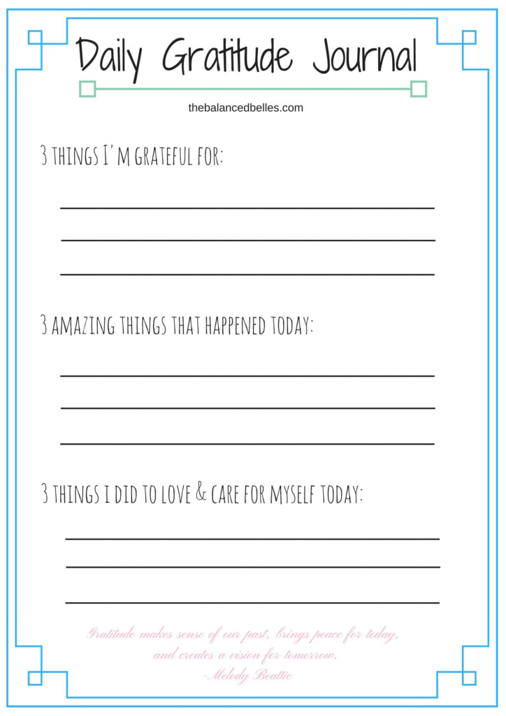 Printable Therapy Journal Template Printable Templates