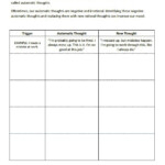 Printables Automatic Negative Thoughts Worksheet Therapy Worksheets