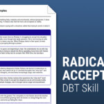 Radical Acceptance Examples Worksheet Therapist Aid