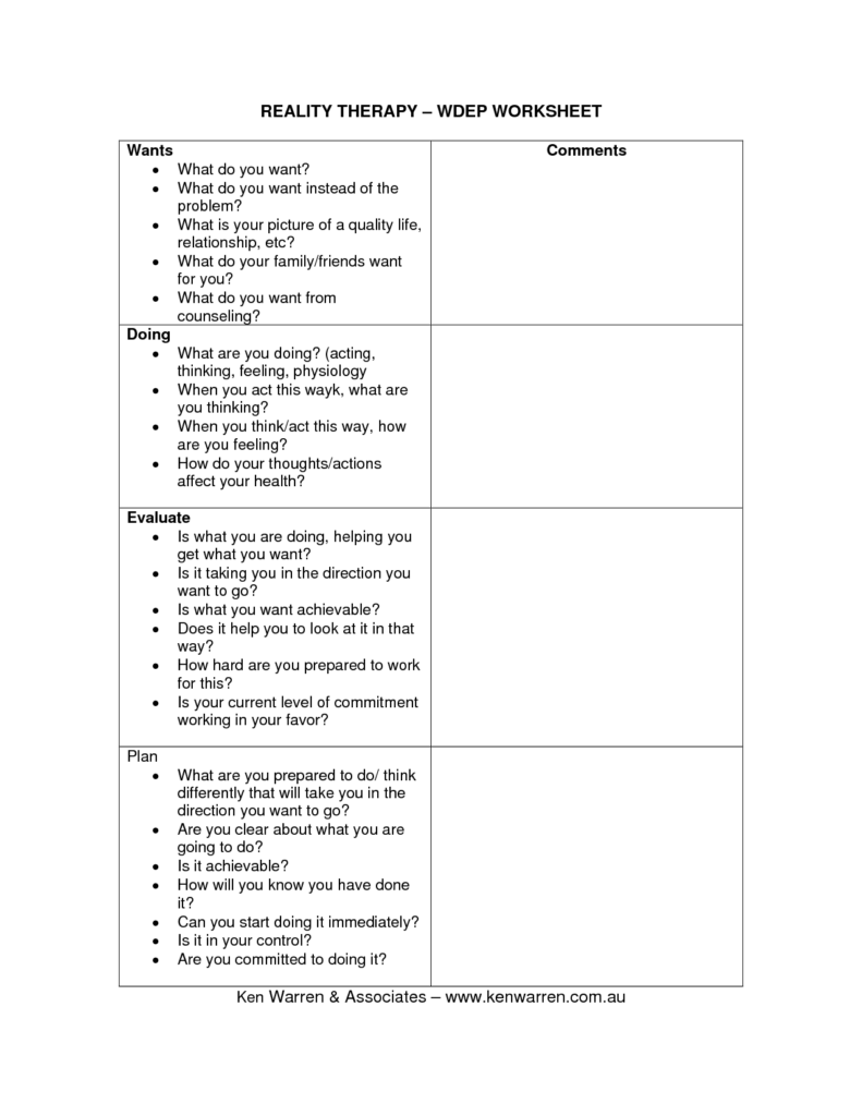  Rebt Therapy Worksheets Pdf Free Download Gambr co