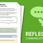 Reflections Communication Skill Worksheet Therapist Aid Anger