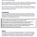 Relaxation Techniques Worksheet Therapist Aid