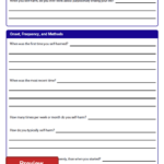 Self Harm Assessment Worksheet Therapist Aid