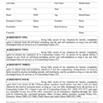 Self Harm Contract Template Fill Out And Sign Printable PDF Template