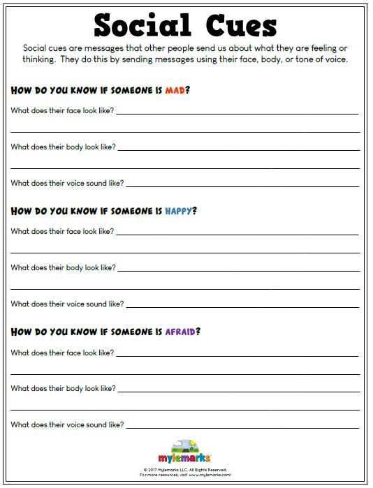 Social Skills Worksheets For Kids And Teens Teaching Social Skills