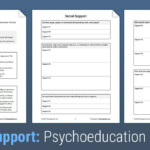 Social Support Worksheet Therapist Aid Db excel