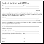 Suicide Safety Plan Contract Template Williamson ga us