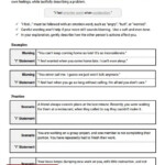 Therapist Aid Activity List Anger Management Worksheets