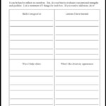 Therapist Aid Worksheets For Self Esteem DBT Worksheets