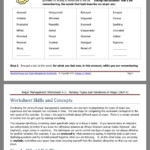 Therapist Aid Worksheets On Depression Anger Management Worksheets