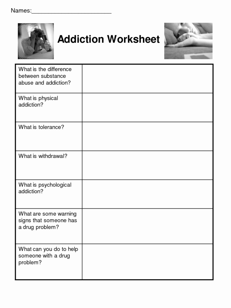 Therapy Aids Worksheets