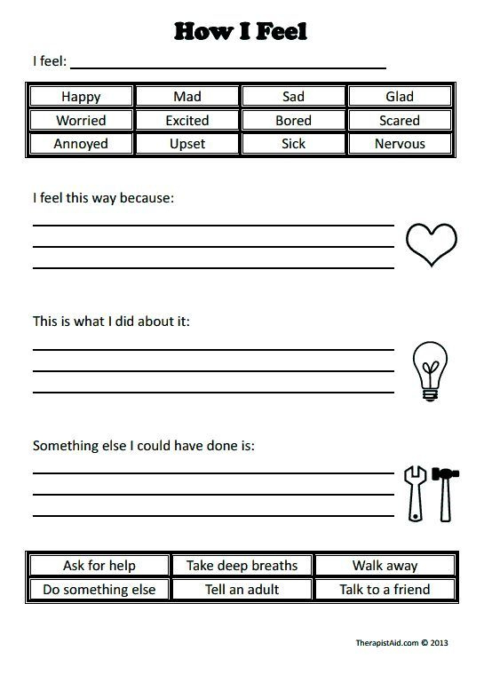 Therapy Aids Worksheets For Teens Anger Management Worksheets