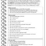 Video Worksheet Validation Short Film Learning Poster