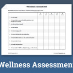 Wellness Assessment Worksheet Therapist Aid